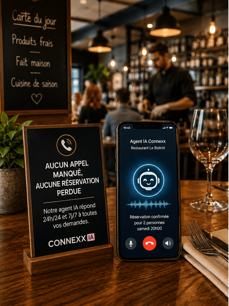 Ne perdez plus de réservations pendant le service avec un agent IA